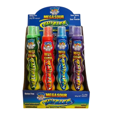 TNT Mega Sour Twirler Spray and Powder pack shot