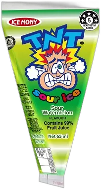 Ice Mony TNT Sour Watermelon 99% Juice pack shot