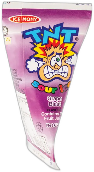 Ice Mony TNT Sour Grape 99% Juice pack shot