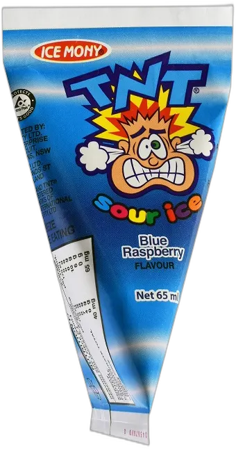 Ice Mony TNT Sour Blue R'berry 99% Juice pack shot