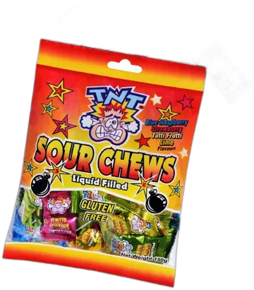 TNT Sour Chewz Bag pack shot