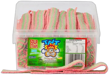TNT Sour Straps Watermelon pack shot