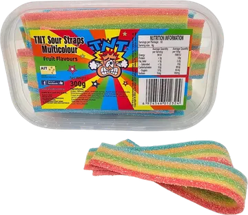 TNT Sour Straps Multicolour pack shot